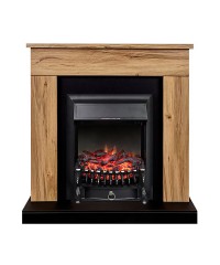 Каминокомплект Берген СТД дуб (портал Bergen STD SFT + очаг Majestic / Fobos / Aspen)