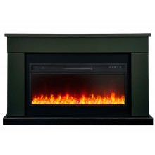Каминокомплект Берген 42 олива (портал Bergen 42 + очаг Vision 42 LED / LOG)