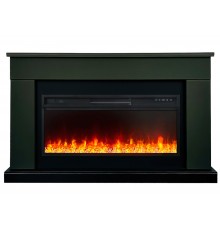 Каминокомплект Берген 42 олива (портал Bergen 42 + очаг Vision 42 LED / LOG)