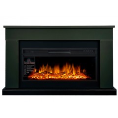 Каминокомплект Берген 42 олива (портал Bergen 42 + очаг Vision 42 LED / LOG)