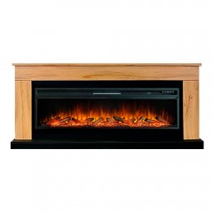 Каминокомплект Берген 60 дуб (портал Bergen + очаг Vision 60 LED / LOG)