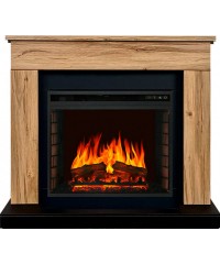 Каминокомплект Берген дуб (портал Bergen + очаг Vision 23 EF LED FX)