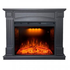 Каминокомплект Бостон графит (портал Boston + широкий очаг Emerald 28)