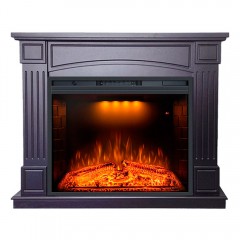 Каминокомплект Бостон венге (портал Boston + широкий очаг Emerald 28)