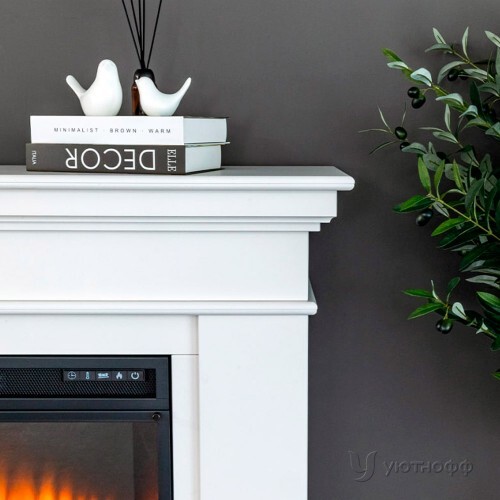 Электрокамин Калифорния санд сноу с очагом Fobos или Majestic