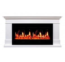 Каминокомплект Калифорния 40 белый (портал California + очаг Royal Flame 5D V-ART 40)