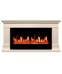 Каминокомплект Калифорния 40 слоновая кость (портал California + очаг 5D V-ART 40)