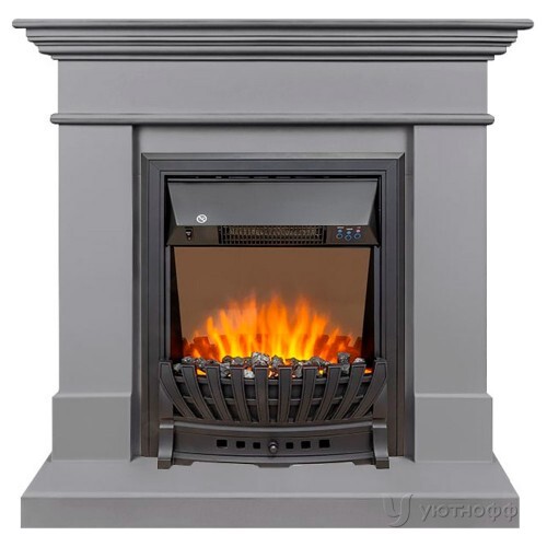 Электрокамин Калифорния грей с очагом Aspen Black