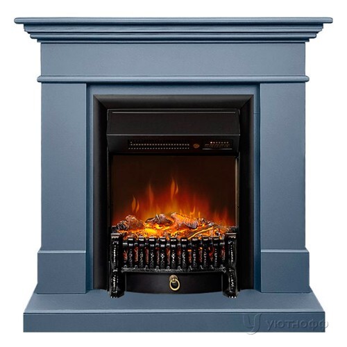 Электрокамин Калифорния антрацит с очагом Fobos или Majestic