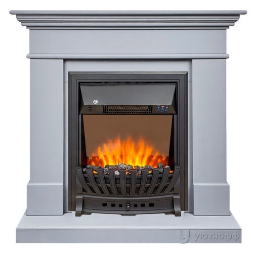 Электрокамин Калифорния санд смоук с очагом Aspen Black