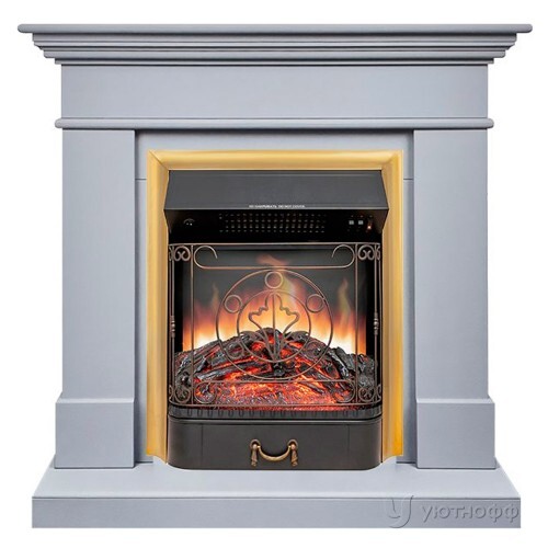 Электрокамин Калифорния санд смоук с очагом Fobos или Majestic