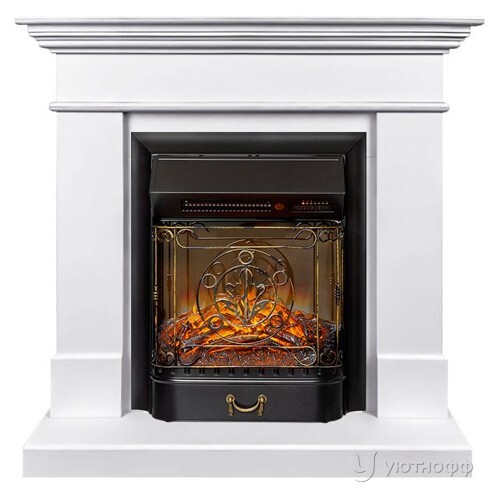 Электрокамин Калифорния санд сноу с очагом Fobos или Majestic