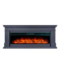 Каминокомплект Калифорния 60 графит (портал California + очаг Vision 60 LED / LOG)