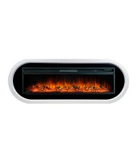 Каминокомплект Эллипс 60 белый (портал Ellipse + очаг Vision 60 LED / LOG)