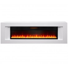 Каминокомплект Лайн 60 белый (портал Line 60 SFT + очаг Vision 60 LED / LOG)