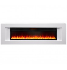 Каминокомплект Лайн 60 белый (портал Line 60 SFT + очаг Vision 60 LED / LOG)