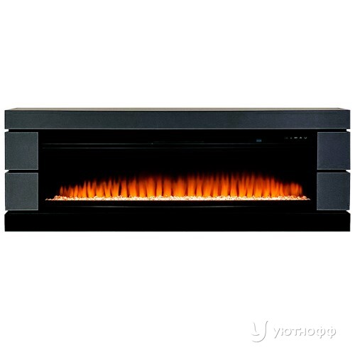 Электрокамин напольный Модерн серый графит с очагом Вижн 60