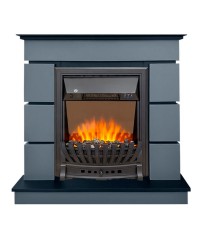 Каминокомплект Модерн серый графит (портал Modern + очаг Aspen Black) Каминокомплект Модерн серый графит (портал Modern + очаг Aspen Black)