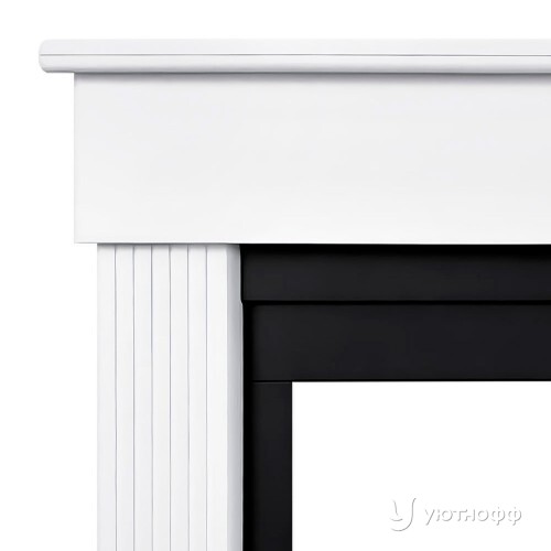 Электрокамин Моцарт 26 белый с очагом Вижн 26