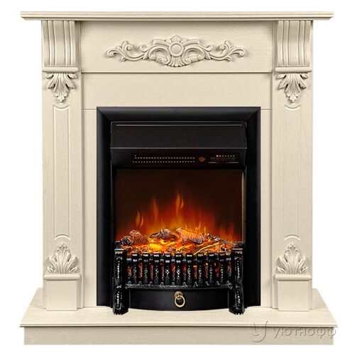 Электрокамин Палермо с очагом Фобос или Маджестик  Электрокамин Палермо с очагом Фобос или Маджестик