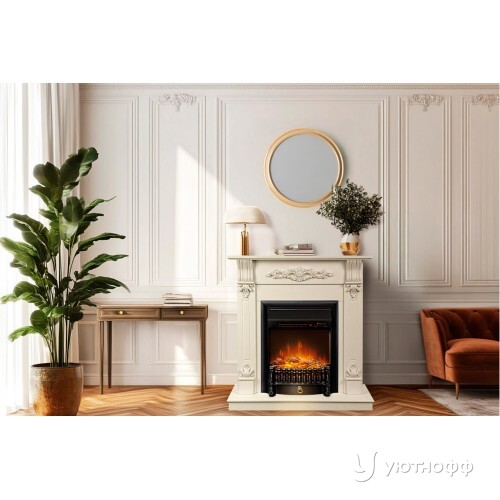 Электрокамин Палермо с очагом Фобос или Маджестик  Электрокамин Палермо с очагом Фобос или Маджестик