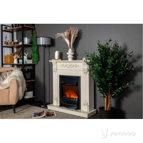 Электрокамин Палермо с очагом Фобос или Маджестик  Электрокамин Палермо с очагом Фобос или Маджестик