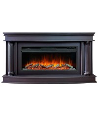 Каминокомплект Рим 42 шоколад (портал Rome + очаг Vision 42 LED / LOG)