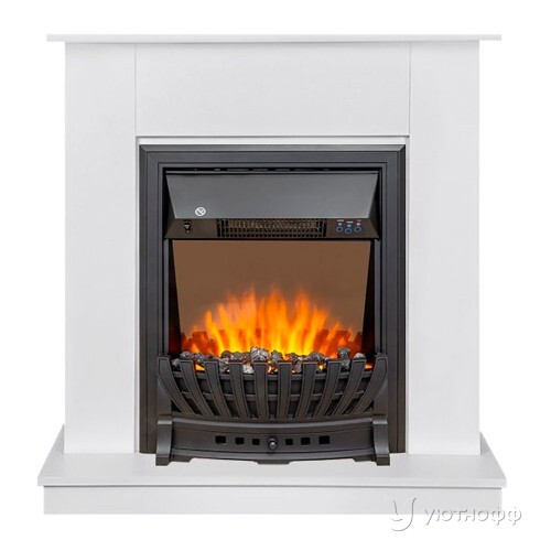 Электрокамин Скандик с очагом Aspen Black