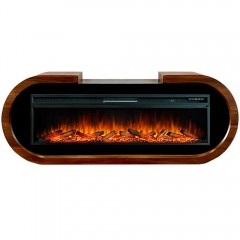 Каминокомплект Сохо 60 орех ноче (портал Soho + очаг Vision 60 LED / LOG)