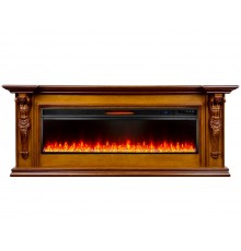 Каминокомплект Спарта 60 орех (портал Sparta 60 + очаг Royal Flame Vision 60 LED)