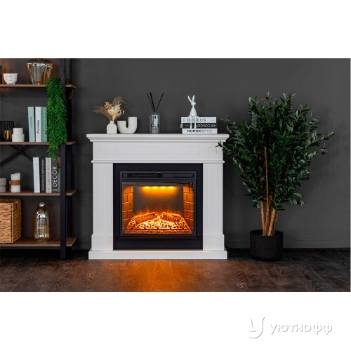 Камин Томпсон санд сноу с очагом Эмеральд 23