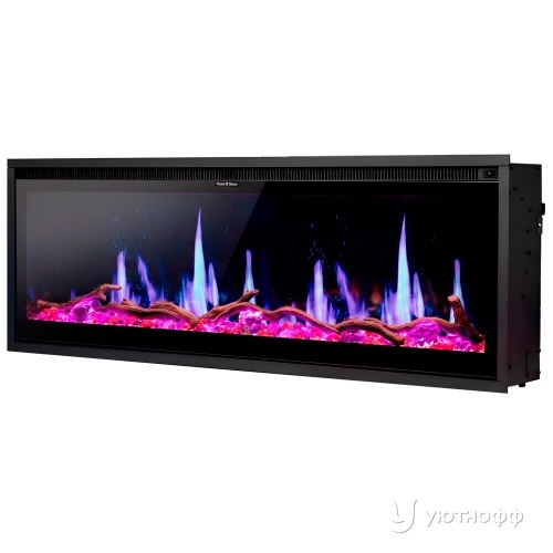 Настенный / встраиваемый электроочаг 5D V-ART LCD 50