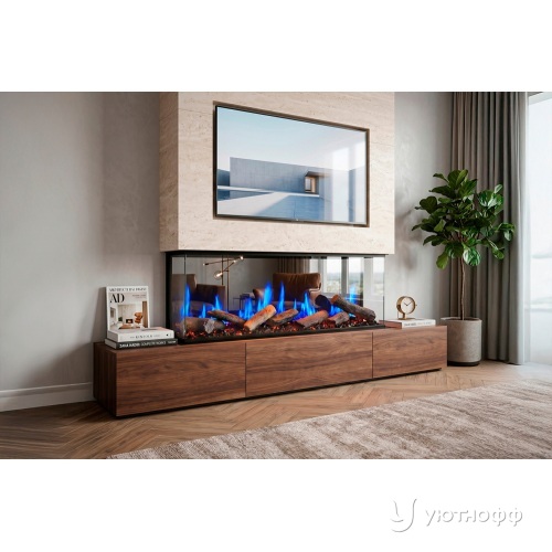 Настенный / встраиваемый электроочаг 5D V-ART LCD 50 Panorama