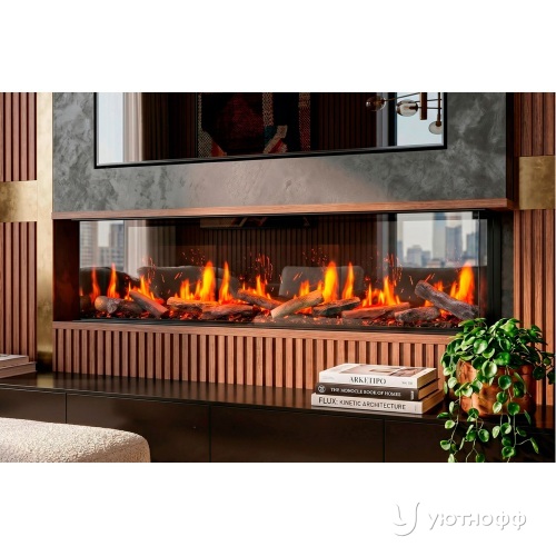 Настенный / встраиваемый электроочаг 5D V-ART LCD 72 Panorama