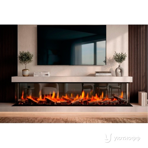 Настенный / встраиваемый электроочаг 5D V-ART LCD 72 Panorama