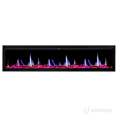 Настенный / встраиваемый электроочаг 5D V-ART LCD 74