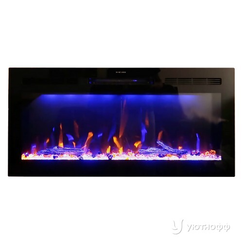 Линейный электроочаг Crystal 36 RF с разноцветным пламенем Линейный электроочаг Crystal 36 RF с разноцветным пламенем