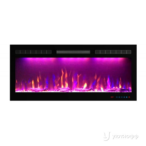 Линейный электроочаг Crystal 40 RF с разноцветным пламенем Линейный электроочаг Crystal 40 RF с разноцветным пламенем