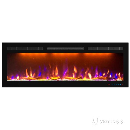 Линейный электроочаг Crystal 50 RF с разноцветным пламенем Линейный электроочаг Crystal 50 RF с разноцветным пламенем