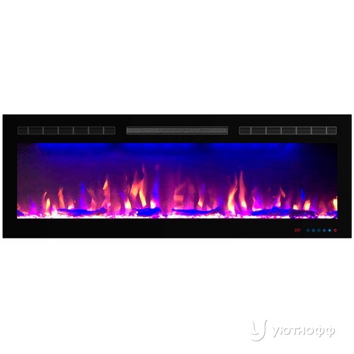 Линейный электроочаг Crystal 50 RF с разноцветным пламенем Линейный электроочаг Crystal 50 RF с разноцветным пламенем