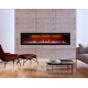 Линейный электроочаг Crystal 72 RF с разноцветным пламенем