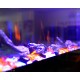 Линейный электроочаг Crystal 36 RF с разноцветным пламенем
