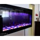 Линейный электроочаг Crystal 36 RF с разноцветным пламенем
