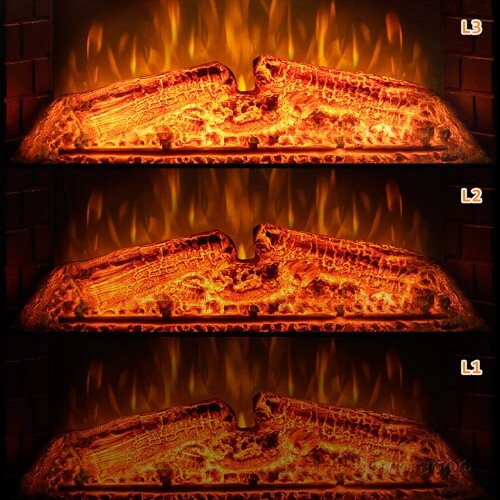 Электрокамин Берген серый графит с очагом Вижн