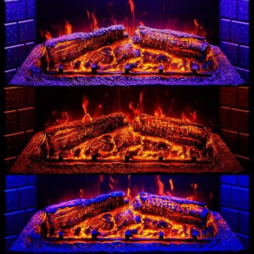 Электрокамин Берген серый графит с очагом Вижн