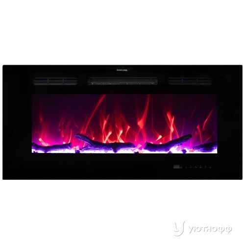 Линейный электроочаг Galaxy 36 RF FX с разноцветным пламенем Линейный электроочаг Galaxy 36 RF FX с разноцветным пламенем