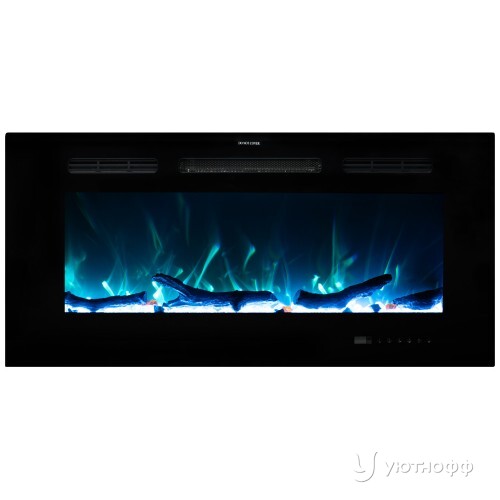 Линейный электроочаг Galaxy 36 RF FX с разноцветным пламенем Линейный электроочаг Galaxy 36 RF FX с разноцветным пламенем