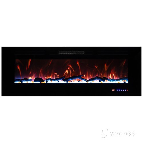 Линейный электроочаг Galaxy 50 RF FX с разноцветным пламенем