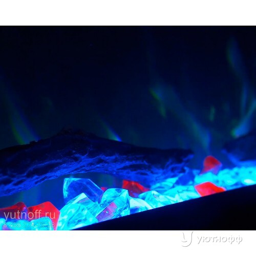 Линейный электроочаг Galaxy 50 RF FX с разноцветным пламенем