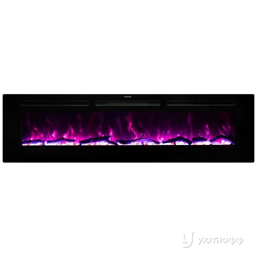 Линейный электроочаг Galaxy 60 RF FX с разноцветным пламенем Линейный электроочаг Galaxy 60 RF FX с разноцветным пламенем
